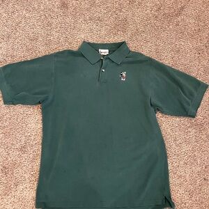 Vintage Green golf Disney polo